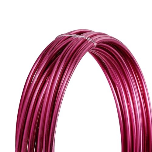 Cozylkx 10 Meter Eloxierter Aluminiumdraht Zum Modellieren, 1,2mm Metall-Basteldraht, Biegsamer Formdraht Für Schmuckherstellung, Modellierung, Bonsai-Training Cozylkx 10 Meter Eloxierter Aluminiumdraht Zum Modellieren, 1,2mm Metall-Basteldraht, Biegsamer Formdraht Für Schmuckherstellung, Modellierung, Bonsai-Training von Cozylkx