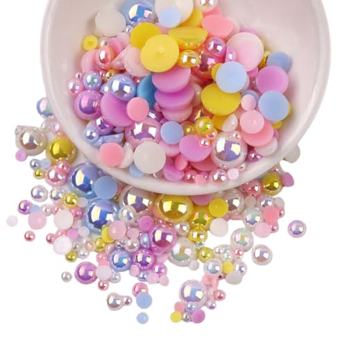 Cozylkx 110 Stück 6 Mm Halbrunde Perlen, Perlen Mit Flacher Rückseite, Künstliche Perlen, Bastelperlen Für Nagelkunst, DIY-Handwerk, Verzierung Cozylkx 110 Stück 6 Mm Halbrunde Perlen, Perlen Mit Flacher Rückseite, Künstliche Perlen, Bastelperlen Für Nagelkunst, DIY-Handwerk, Verzierung von Cozylkx