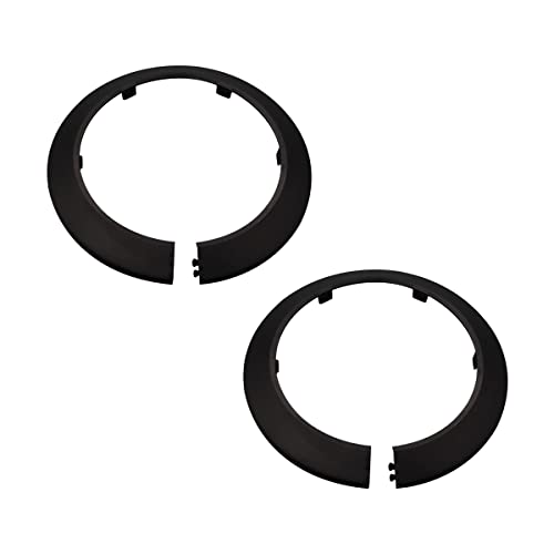 Cozylkx 2 Stück Heizungsrohr Rosette, Dekorativ Rohrabdeckung aus Kunststoff, Abdeckrosetten, Rohrschellen Rohrmanschette für 114 mm Durchmesser Rohr von Cozylkx