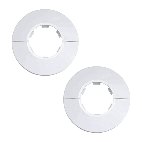 Cozylkx 2 Stück Rohrabdeckungen Zum Aufstecken Aus Kunststoff Dekorative Abdeckung Rund Rosette Wand Geteilter Flansch,ID 51mm/ OD 105mm Cozylkx 2 Stück Rohrabdeckungen Zum Aufstecken Aus Kunststoff Dekorative Abdeckung Rund Rosette Wand Geteilter Flansch,ID 51mm/ OD 105mm von Cozylkx