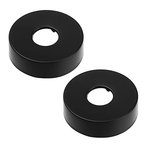 Cozylkx 2er-Pack Edelstahl Wasserhahn Dekor Rohrabdeckungen Wandflansch Rohrlochabdeckungen Rosette, Schwarz,62x21x18mm Cozylkx 2er-Pack Edelstahl Wasserhahn Dekor Rohrabdeckungen Wandflansch Rohrlochabdeckungen Rosette, Schwarz,62x21x18mm von Cozylkx