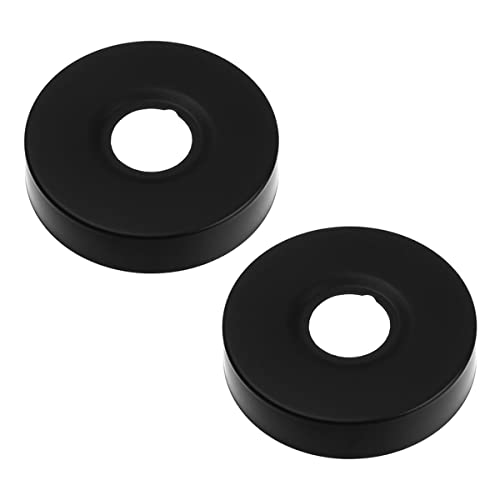 Cozylkx 2er-Pack Edelstahl Wasserhahn Dekor Rohrabdeckungen Wandflansch Rohrlochabdeckungen Rosette, Schwarz,80x25x18mm Cozylkx 2er-Pack Edelstahl Wasserhahn Dekor Rohrabdeckungen Wandflansch Rohrlochabdeckungen Rosette, Schwarz,80x25x18mm von Cozylkx