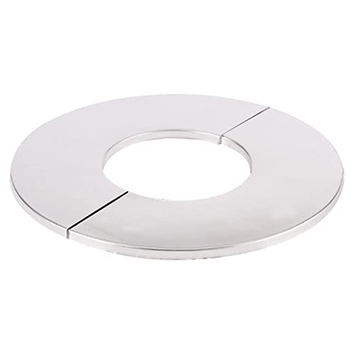 Cozylkx Selbstklebende Dekorative Abdeckung Für Wasserhähne, Runde Rosette, Edelstahl, Geteilter Flansch,ID 60mm/OD 140mm Cozylkx Selbstklebende Dekorative Abdeckung Für Wasserhähne, Runde Rosette, Edelstahl, Geteilter Flansch,ID 60mm/OD 140mm von Cozylkx
