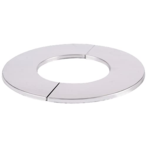 Cozylkx Selbstklebende Dekorative Abdeckung Für Wasserhähne, Runde Rosette, Edelstahl, Geteilter Flansch,ID 70mm/OD 140mm Cozylkx Selbstklebende Dekorative Abdeckung Für Wasserhähne, Runde Rosette, Edelstahl, Geteilter Flansch,ID 70mm/OD 140mm von Cozylkx
