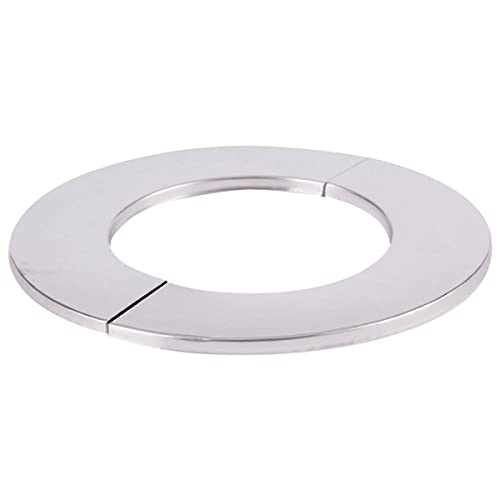Cozylkx Selbstklebende Dekorative Abdeckung Für Wasserhähne, Runde Rosette, Edelstahl, Geteilter Flansch,ID 80mm/OD 140mm Cozylkx Selbstklebende Dekorative Abdeckung Für Wasserhähne, Runde Rosette, Edelstahl, Geteilter Flansch,ID 80mm/OD 140mm von Cozylkx