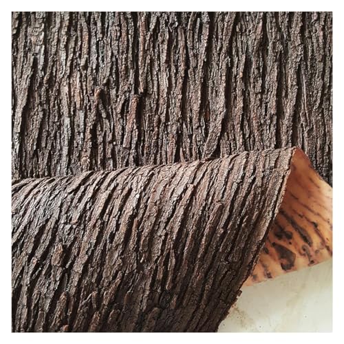 Cozylkx Selbstklebende Künstliche Baumrinde, 20 cm x 1 M, Simulierte Rinde, Säulen, Rohre, Verpackung, Dekoration, Gartenpflanzendekoration von Cozylkx