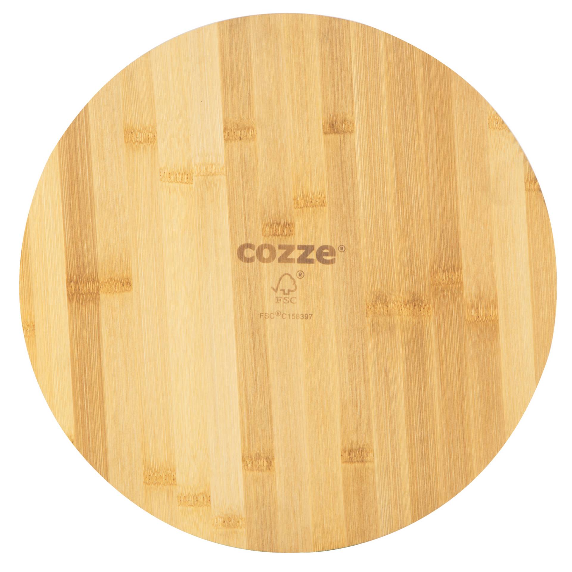 Cozze Pizzaschneidebrett Bambusholz Ø 35 x 1,2 cm Cozze Pizzaschneidebrett Bambusholz Ø 35 x 1,2 cm von Cozze