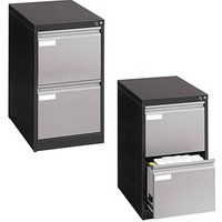 CP C 2000 Acurado Hängeregistraturschrank anthrazit, silber 2 Schubladen 43,3 x 59,0 x 73,3 cm von Cp