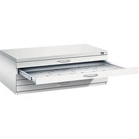 CP 7100 Planschrank lichtgrau 5 Schubladen 110,0 x 76,5 x 42,0 cm von Cp