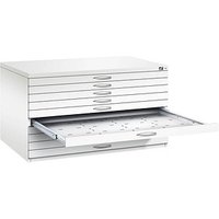 CP 7200 Planschrank verkehrsweiß 10 Schubladen 135,0 x 96,0 x 76,0 cm von Cp