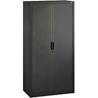 CP Omnispace Rollladenschrank schwarzgrau 3 Fachböden 80,0 x 42,0 x 166,0 cm von Cp