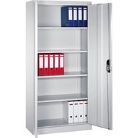 CP Stahlschrank C 2000 Acurado 9260-000 S11615 lichtgrau, weißaluminium 93,0 x 40,0 x 195,0 cm, aufgebaut von Cp