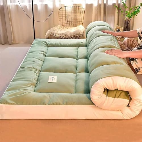 Cpaps Klappmatratze Futon Matratze Bodenmatratze Gepolsterte Japanische Tatami Gesteppte Bett, Dicke Faltmatratze Schlafmatte (150X200cm,A) von Cpaps