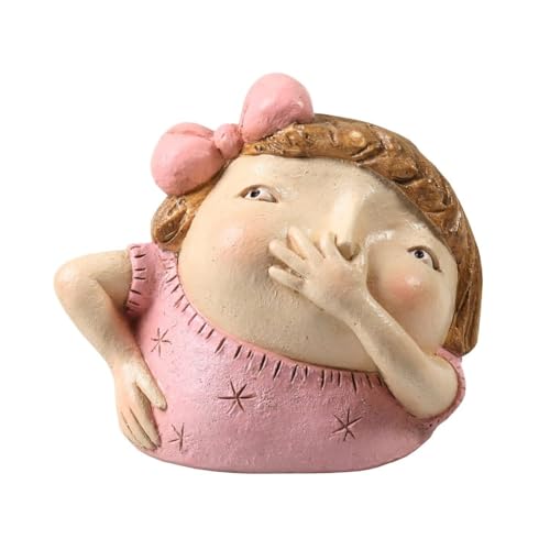 Cpolebev 1 Stück Badezimmer-Statue „Mädchen Hält Nase“, Harz-Ornament, Geschenke, Lustige Mädchen-Badezimmer-Dekoration, Badezimmer-Regal-Sitzer Cpolebev 1 Stück Badezimmer-Statue „Mädchen Hält Nase“, Harz-Ornament, Geschenke, Lustige Mädchen-Badezimmer-Dekoration, Badezimmer-Regal-Sitzer von Cpolebev