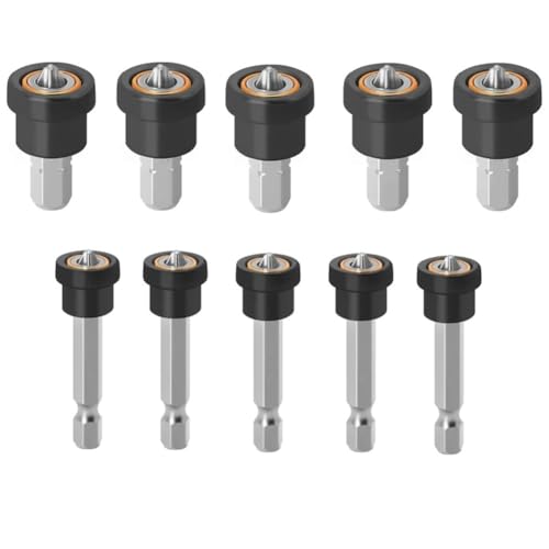 Cpolebev 10 Stück Magnetische Trockenbauschrauben-Setzbits für Gipskartonplatten, Positionierungsbit mit Sechskantschaft, Einfache Installation, Bohrzubehör Cpolebev 10 Stück Magnetische Trockenbauschrauben-Setzbits für Gipskartonplatten, Positionierungsbit mit Sechskantschaft, Einfache Installation, Bohrzubehör von Cpolebev