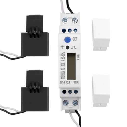 Cpolebev 2 Phasen 3 Drähte 110 V + 110 V 100 A Din-Schiene 18 mm Tuya WIFI Smart Energiezähler Stromverbrauchsmonitor KWh-Zähler Wattmeter Cpolebev 2 Phasen 3 Drähte 110 V + 110 V 100 A Din-Schiene 18 mm Tuya WIFI Smart Energiezähler Stromverbrauchsmonitor KWh-Zähler Wattmeter von Cpolebev