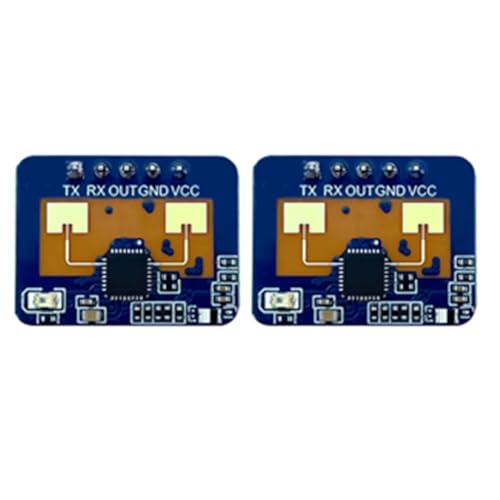 Cpolebev 2 Stück 24G MmWave HLK-LD2410C Radarsensor-Bewegungserkennungsmodul für Menschliche Anwesenheit Cpolebev 2 Stück 24G MmWave HLK-LD2410C Radarsensor-Bewegungserkennungsmodul für Menschliche Anwesenheit von Cpolebev