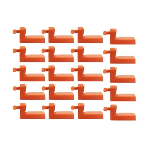 Cpolebev 20-Teiliges Set mit Männlichen Fliesen-Nivelliersystem Clips Abstandhalter mit Klebeband für Boden- und Wandkeramikverlegung und Bauwerkzeug-Kit von Cpolebev