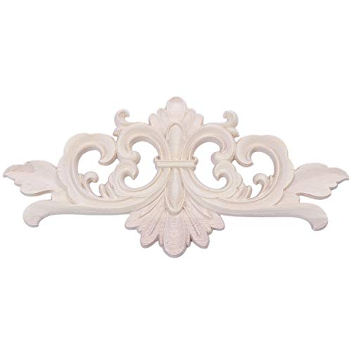 Cpolebev 22 x 10 cm Geschnitzte Ecke Onlay Applique Decor MöBel Unbemalt Cpolebev 22 x 10 cm Geschnitzte Ecke Onlay Applique Decor MöBel Unbemalt von Cpolebev