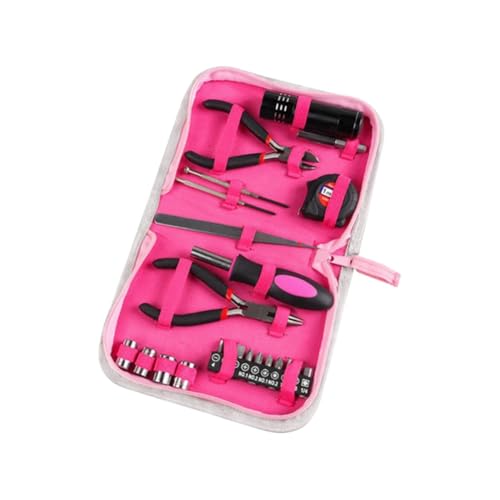 Cpolebev 23-Teiliges Reparaturwerkzeugset für Den Haushalt, Multifunktionales Rosa Handwerkzeugset für Den Heimgebrauch, Tragbares Reparaturwerkzeug für Frauen für Heimwerkerreparaturen Cpolebev 23-Teiliges Reparaturwerkzeugset für Den Haushalt, Multifunktionales Rosa Handwerkzeugset für Den Heimgebrauch, Tragbares Reparaturwerkzeug für Frauen für Heimwerkerreparaturen von Cpolebev