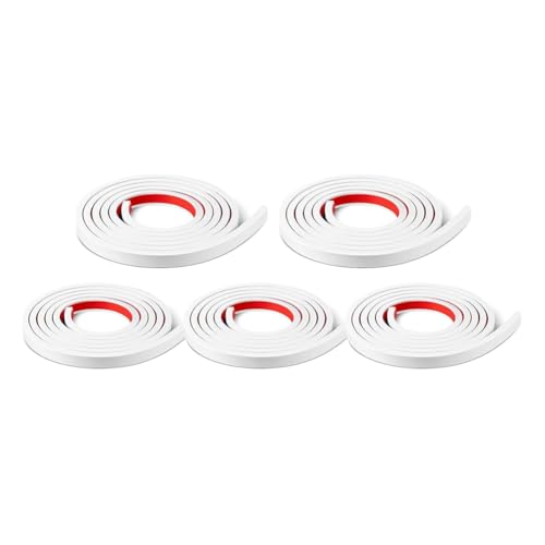 Cpolebev 5 Rollen Fenstergitter-Einsätze, Gitter-Set, Selbstklebend, für Abziehen und Aufkleben, Simulierte DIY-Fensterdekoration, von Cpolebev