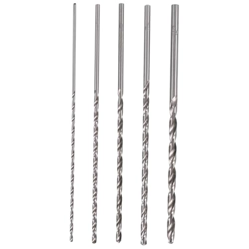 Cpolebev 5 StüCk Extra 150 Mm HSS Spiral Bohrer 2 Mm 3 Mm 3,5 Mm 4 Mm 5 Mm Gerader Schaft Auger Metall Bohrer Werkzeug Teile Bohrer von Cpolebev