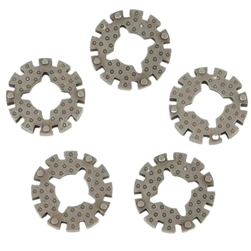 Cpolebev 5 Stück Adapter für Oszillierende Sägeblätter, Kreissägeblätter, Star Lock Adapter, Universal-Schnellspannadapter, OIS Adapter von Cpolebev