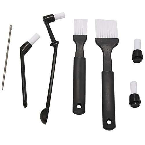 Cpolebev 7-Teiliges Reinigung BüRsten Set, Praktische BüRste zum Reinigen Von Kaffee Maschinen, Kaffee MüHlen und Anderem KüChen ZubehöR von Cpolebev