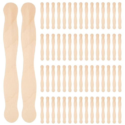Cpolebev 8-Fächergriffe oder Holzspatel oder Farbmischpaket, 100 Bastel-EIS Am Stiel, Eiscreme-Stiel für DIY-Bastelzubehör-Set Cpolebev 8-Fächergriffe oder Holzspatel oder Farbmischpaket, 100 Bastel-EIS Am Stiel, Eiscreme-Stiel für DIY-Bastelzubehör-Set von Cpolebev