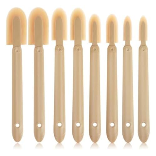 Cpolebev 8-Teiliges Gummifugenwerkzeug-Set, Wiederverwendbares Fugenfinishwerkzeug, Spatel, Ausbreitungswerkzeug-Kit für Ziegel- und Küchenschürzen von Cpolebev