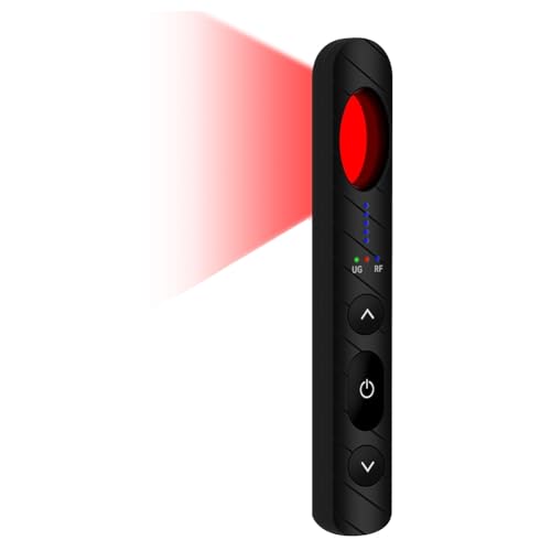 Cpolebev Anti-Versteckte Kamera-Detektor Störsender Kamera-Detektor Schutz Alarm Mini Wireless RF Signal Detektor Anti-Spionage Candid Pinhole Kamera GPS Tracker Wifi Scanner von Cpolebev