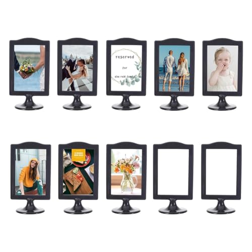Cpolebev Doppelseitiger Bilderrahmen zum Aufstellen, 4 X 6, Selbststehender Bilderrahmen Aus Kunststoff für Den Tisch, 10er-Pack Cpolebev Doppelseitiger Bilderrahmen zum Aufstellen, 4 X 6, Selbststehender Bilderrahmen Aus Kunststoff für Den Tisch, 10er-Pack von Cpolebev