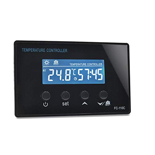 Cpolebev FC-110C 230V10A LCD Mini Sauna Raum Fuß Spa Digitaler Temperatur Regler mit Countdown Timer Regler Thermostat Cpolebev FC-110C 230V10A LCD Mini Sauna Raum Fuß Spa Digitaler Temperatur Regler mit Countdown Timer Regler Thermostat von Cpolebev