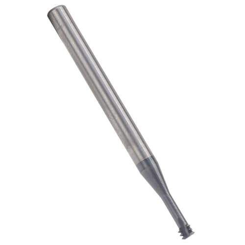 Cpolebev Gewindefräser 3 Zähne Metrisch 60° Wolframstahl CNC M4x0,7xD4x50 Schneidwerkzeuge, Spiralnut-Gewindefräser Cpolebev Gewindefräser 3 Zähne Metrisch 60° Wolframstahl CNC M4x0,7xD4x50 Schneidwerkzeuge, Spiralnut-Gewindefräser von Cpolebev