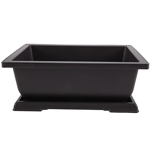 Cpolebev GroßEr Blumentopf Rechteck Bonsai Kindergarten Pflanzer Balkon Container 29X21X10.5Cm von Cpolebev