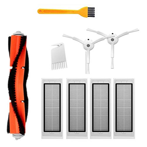 Cpolebev HEPA Filter Seiten BüRste Kasten für 1S MI Roboter Sauger 2 S50 S51 S5 Sauger Teile ZubehöR von Cpolebev