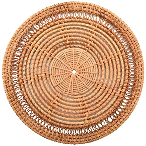 Cpolebev Heim Gewebt Wand Korb Natural Boho Heim Dekorative Rattan Gewebt Wand Gewebt Wand Behang 11,8 Cpolebev Heim Gewebt Wand Korb Natural Boho Heim Dekorative Rattan Gewebt Wand Gewebt Wand Behang 11,8 von Cpolebev