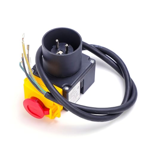 Cpolebev Holzspalter Schalter Stecker 250V für Holzspalter HCK3T 23221153 250V Holzspalter Elektromagnetische Schalter Werkzeuge von Cpolebev