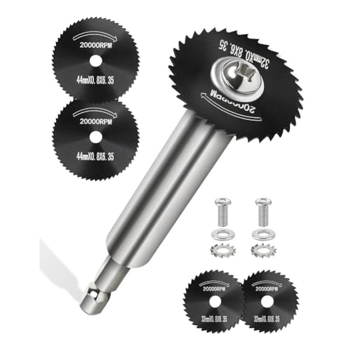 Cpolebev Innenrohrschneider für PVC-Rohre mit 5 Ersatzsägeblättern, 1/4 Sechskantschaft Impact Connect Innenrohrschneider für PVC-Rohre von Cpolebev