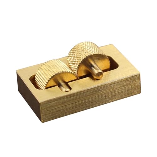 Cpolebev Mini Edge Oil Box Lederbearbeitungswerkzeuge Reines Kupfer DIY Handgenähtes Ledernwerkzeug Roller Cpolebev Mini Edge Oil Box Lederbearbeitungswerkzeuge Reines Kupfer DIY Handgenähtes Ledernwerkzeug Roller von Cpolebev