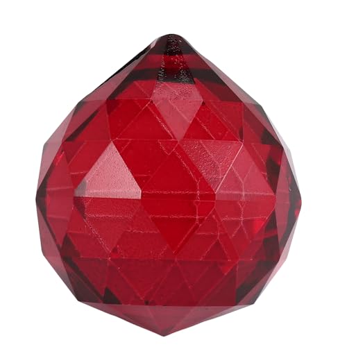 Cpolebev R 30mm Kristall Beleuchtung Vorhang Ball - Rot von Cpolebev