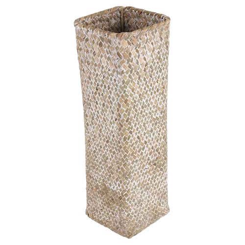 Cpolebev Rattan Blumen Vase Aus Bambus KöRbe Dekoration Blumen Obst Korb Blumen Vase Hohe für zu Hause von Cpolebev