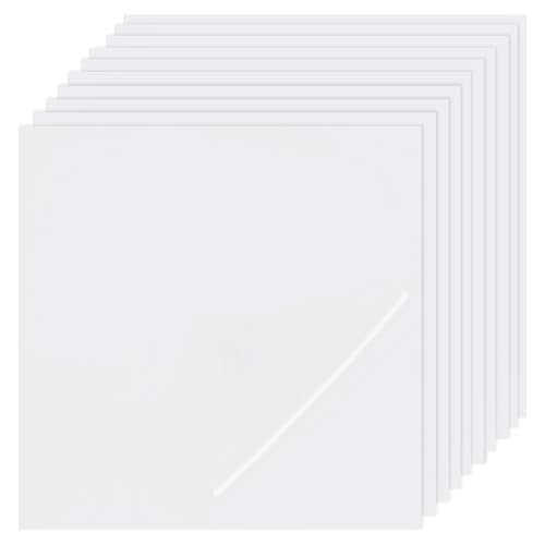 Cpolebev Reparaturset für Aufblasbare Flicken, 7,1 X 7,1 Cm, 10-Teiliges Wasserdichtes TPU-Reparaturband für Schwimmkörper Von und Luftmatratzen von Cpolebev