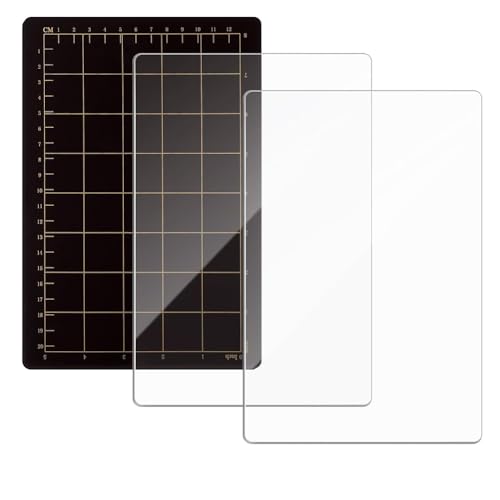 Cpolebev Stanzmatten-Set, Magnetischer Abstandshalter mit Kartengrößenraster und 2-Teilige Acryl-Schneidematte für Den Prägeprozess der Stanzmaschine Cpolebev Stanzmatten-Set, Magnetischer Abstandshalter mit Kartengrößenraster und 2-Teilige Acryl-Schneidematte für Den Prägeprozess der Stanzmaschine von Cpolebev