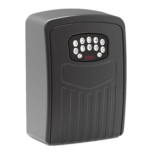 Cpolebev TUYA Smart Key Box Bluetooth Aufbewahrungsschloss Box Smart Life App Wandmontage Diebstahlsicherung Lockbox-Passwort von Cpolebev