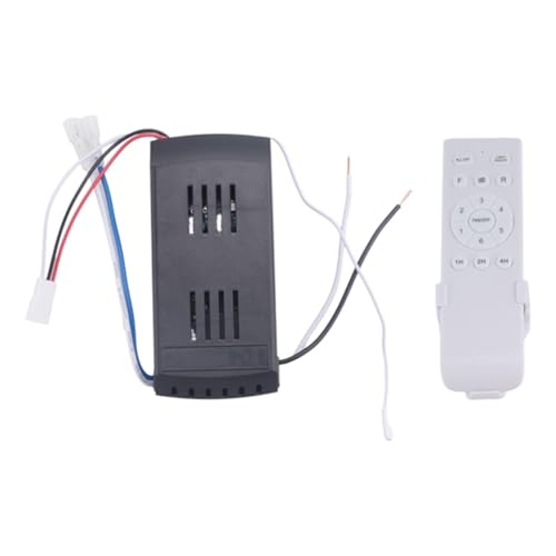 Cpolebev Universelle Deckenventilator-Fernbedienungsset 40W 6-Stufen-Zeitfunktion Ersatzfernbedienung für Gleichstrom-Deckenventilatoren & Lichter Cpolebev Universelle Deckenventilator-Fernbedienungsset 40W 6-Stufen-Zeitfunktion Ersatzfernbedienung für Gleichstrom-Deckenventilatoren & Lichter von Cpolebev