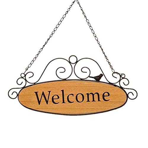 Cpolebev Willkommen TüR Zeichen Dekorative HäNgeschild Home Plaque Garten Bar Cafe Shop Store HaustüR Wandbehang Dekoration Cpolebev Willkommen TüR Zeichen Dekorative HäNgeschild Home Plaque Garten Bar Cafe Shop Store HaustüR Wandbehang Dekoration von Cpolebev