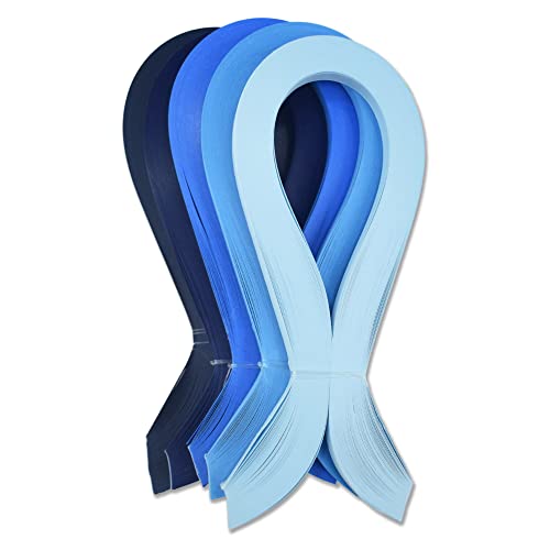 CrafTreat Blaue Quilling-Papierstreifen für Bastelarbeiten – 500 Quilling-Streifen 3 mm – Papier-Quilling zum Dekorieren von Karten, Geschenktüten, Bilderrahmen und Scrapbooking CrafTreat Blaue Quilling-Papierstreifen für Bastelarbeiten – 500 Quilling-Streifen 3 mm – Papier-Quilling zum Dekorieren von Karten, Geschenktüten, Bilderrahmen und Scrapbooking von CrafTreat