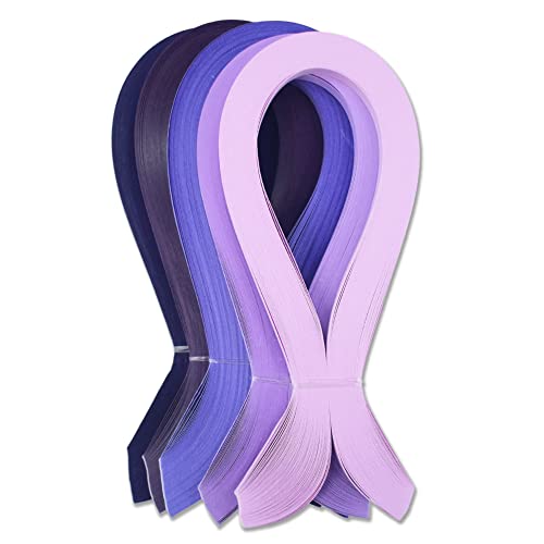CrafTreat Lila Quilling-Papierstreifen für Bastelarbeiten – 500 Quilling-Streifen 3 mm – Papier-Quilling zum Dekorieren von Karten, Geschenktüten, Bilderrahmen und Scrapbooking CrafTreat Lila Quilling-Papierstreifen für Bastelarbeiten – 500 Quilling-Streifen 3 mm – Papier-Quilling zum Dekorieren von Karten, Geschenktüten, Bilderrahmen und Scrapbooking von CrafTreat