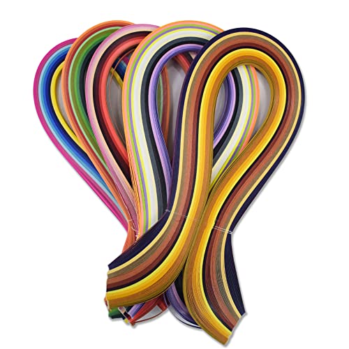 CrafTreat Mehrfarbige Quilling-Papierstreifen für Bastelarbeiten – 500 Quilling-Streifen 3 mm – Papierquilling zum Dekorieren von Karten, Geschenktüten, Bilderrahmen und Scrapbooking CrafTreat Mehrfarbige Quilling-Papierstreifen für Bastelarbeiten – 500 Quilling-Streifen 3 mm – Papierquilling zum Dekorieren von Karten, Geschenktüten, Bilderrahmen und Scrapbooking von CrafTreat